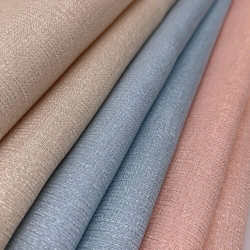125g shiny bark silk fabric, small Shalimar bark pattern silver silk dress fabric, polyester fashion dress