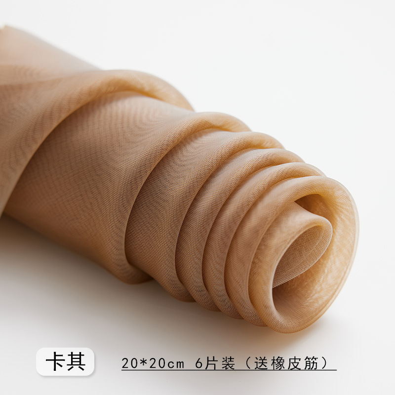 카키색 6개 팩(고무밴드 포함)