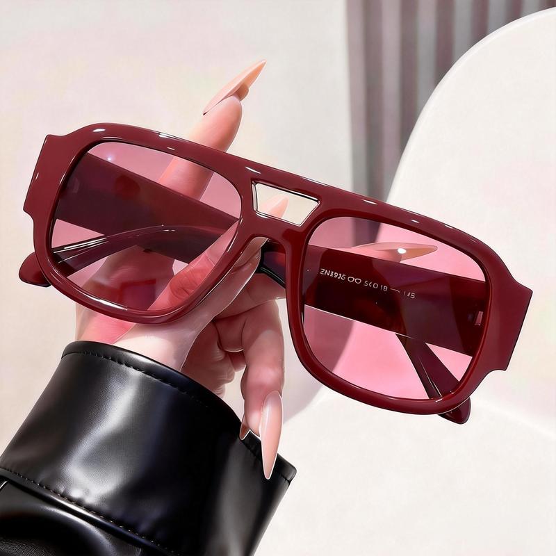 Moda transfronteriza europea y americana personalidad gafas de sol masculinas y femeninas retro calle de moda Y2K gafas de sol anti-UV de alta calidad