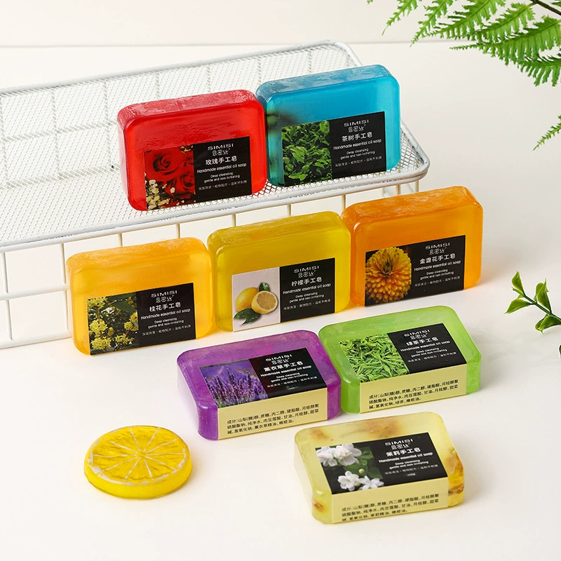 【Simis】Мыло-крем с ароматом розы, жасмина, османтуса и лаванды, ручной работы, 100 г