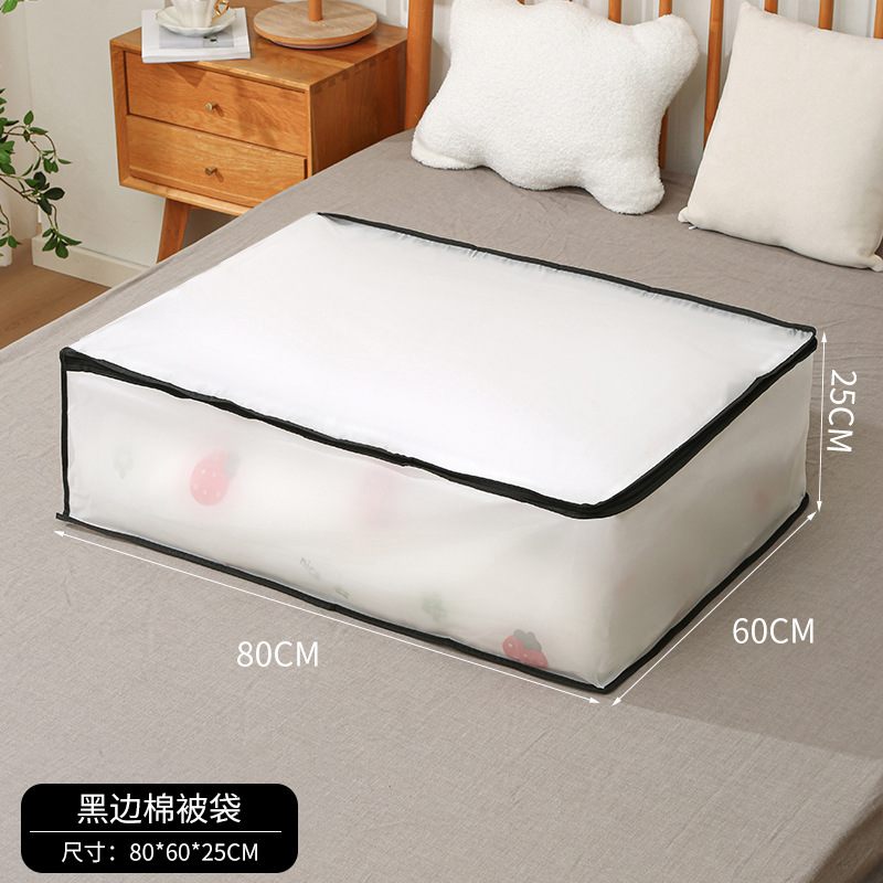 2023 nueva bolsa de almacenamiento de edredón de algodón EVA ropa visual caja de almacenamiento de edredón a prueba de polvo a prueba de humedad bolsa de embalaje de equipaje