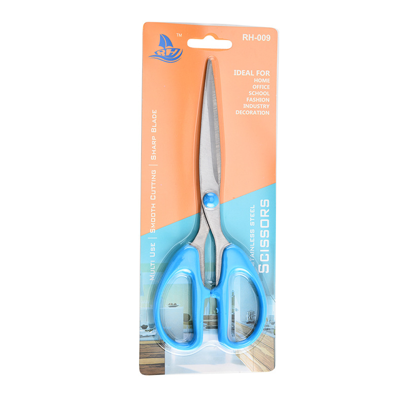 별도의 포장 스테인레스 스틸 사무실 문구 가위 크고 중간 스몰 사이즈 절단 종이 학생 수제 어린이 가정용 가위