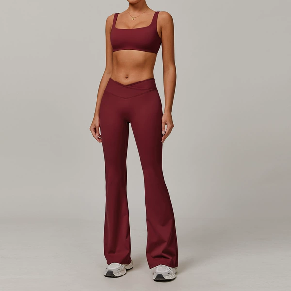 9177 bra + 9177 trousers cherry red