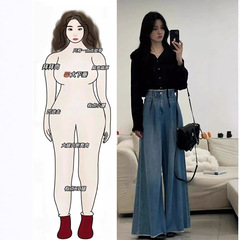 秋装搭配一整套大码胖mm遮肉显瘦盐系穿搭时尚减龄炸街两件套装女