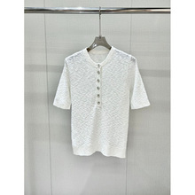 特价甩卖不退不换-南油高端精品女装简洁清新针织圆领上衣时尚百