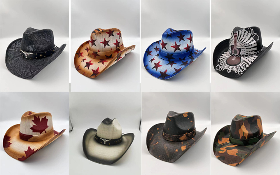 3780g Weight Fedora Hat Hats Type Holiday, Daily Occasion Viscose Fiber Material National Flag Pattern Summer Season Unisex Gender Retro Style Curved Eaves Rim Unisex Retro National Flag Curved Eaves Fedora Hat 6