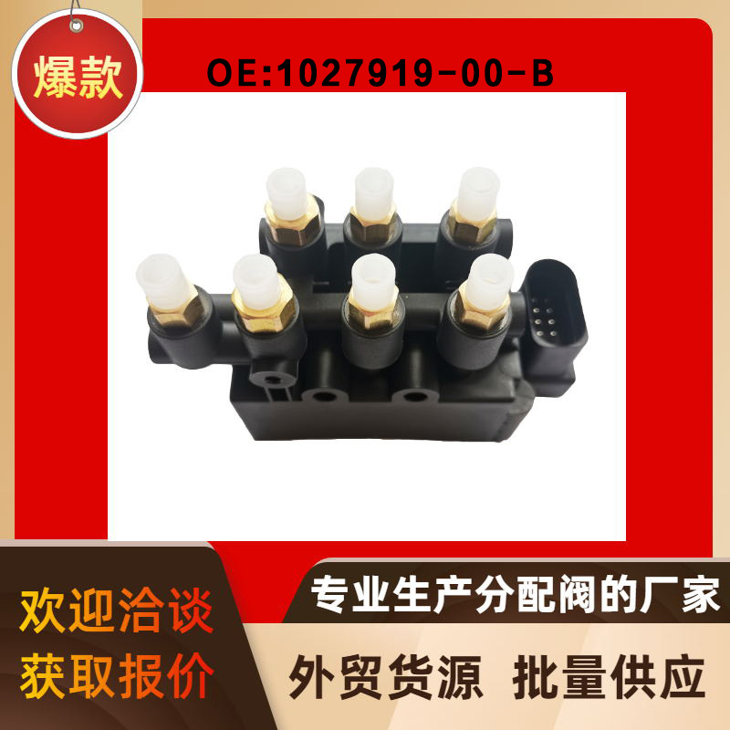 1027919-00-BTesla Solenoid Distribution Valve Suitable For Mdoel3 XCar Air Pump Shock Absorber Valve