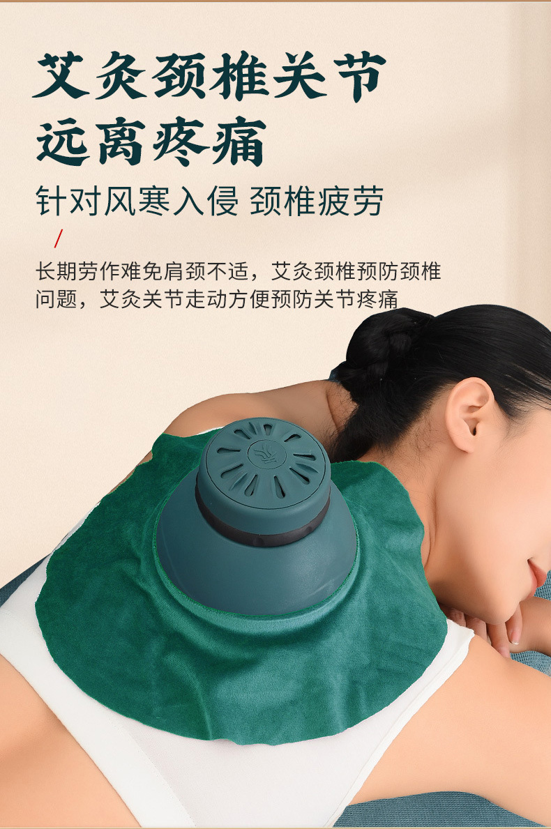 Magnetic Therapy Palace Moxibustion Device Home Warming Moxa Burner with 54 Moxa Sticks for Abdomen and Chest Care key features