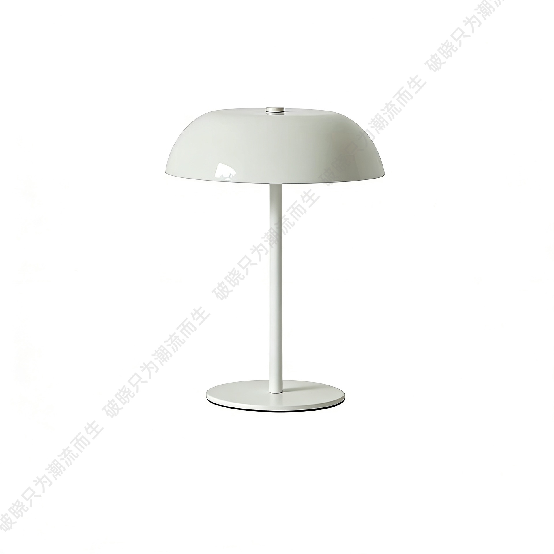 Lámpara de Mesa Tipo Hongo Recargable USB de Metal Control Táctil para Dormitorio y Campamento