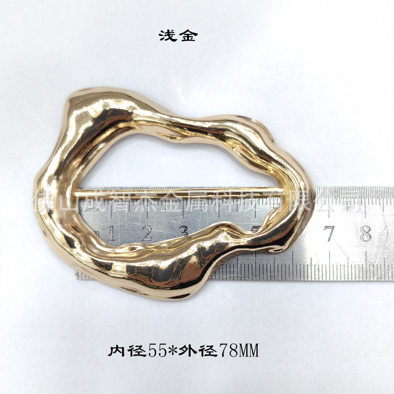 デザイナー風不規則な日字バックルベルトバックル25種類 回紋日字装飾バックル バッグ・衣類・革ベルト用バックル|undefined