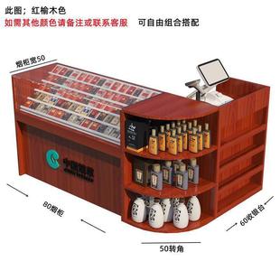 One-piece Counter Combination Cigarette Cabinet Convenience Store Cashier Cigarette Cabinet Exhibition Cigarette Cabinet Supermarket Glass Back Cabinet Factory Cigarette
