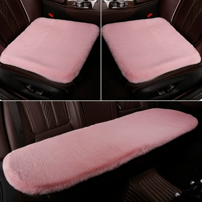Wool pad – Seat Cushion - complete-car-three-piece-set-taro-purple