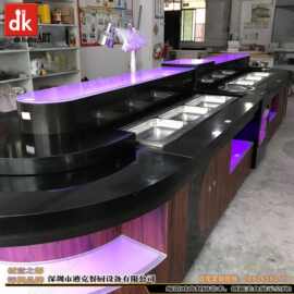 自助餐台设备清单 自助餐台布菲设计图片   自助餐厅厨房明档
