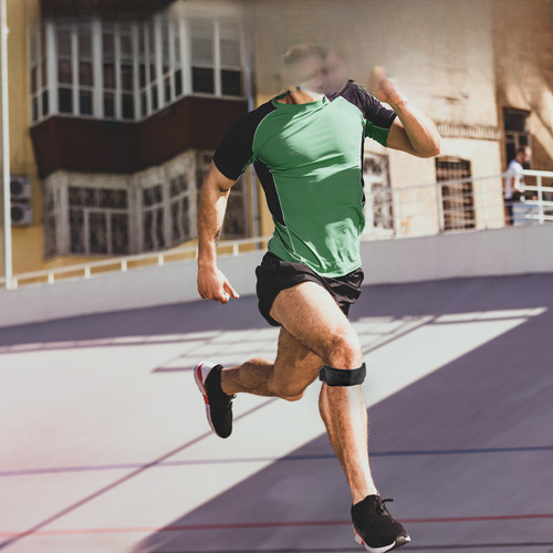 Maxida Sports Protection Silicone Knee Straps with Adjustable Patella Support and Shock Absorption