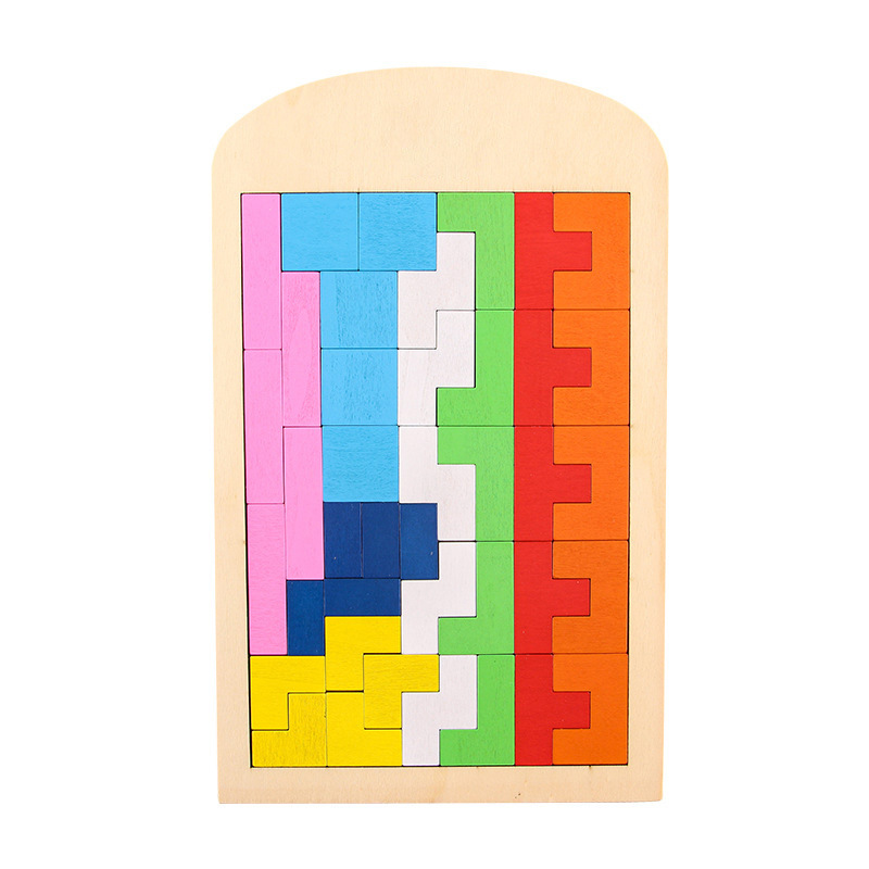 Tetris rompecabezas rompecabezas para niños rompecabezas rompecabezas de 0 a 4 años juguetes para niños y niñas juegos de mesa
