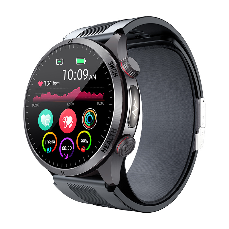 ETS26(Healthwear)气泵气囊精准血压心电血脂NFC蓝牙通话智能手表