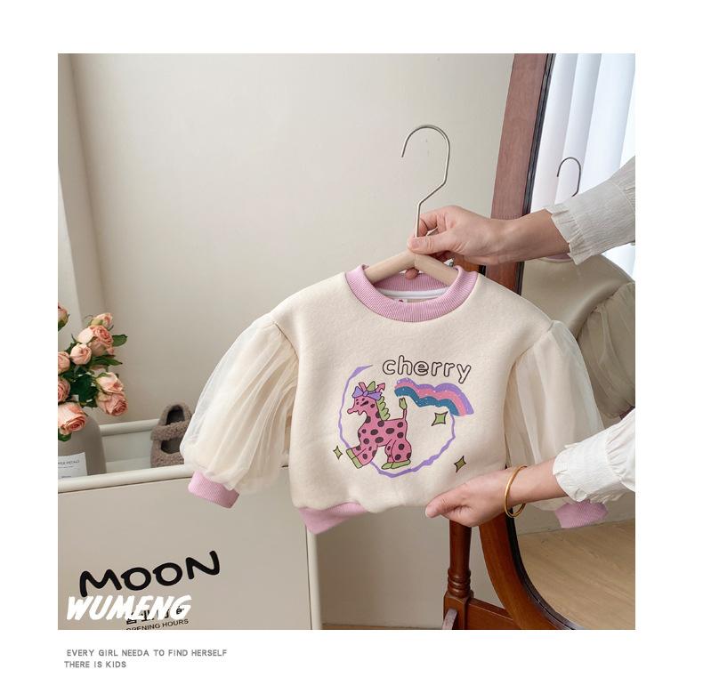Pull épais et à la mode pour enfants, ensemble deux pièces en velours pour filles, nouvelle collection automne/hiver 2023_voghion.com