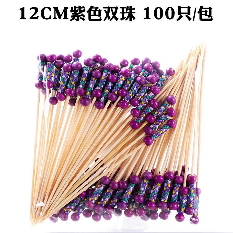 Fruit stick desechable flor stick