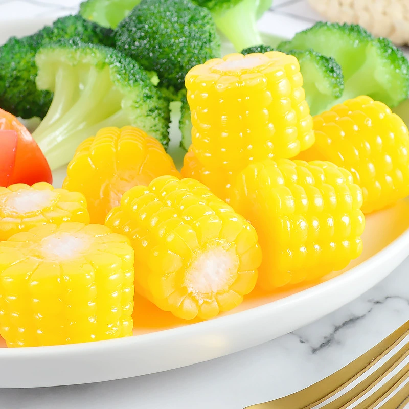 Realistic small food play, photography props, corn kernels