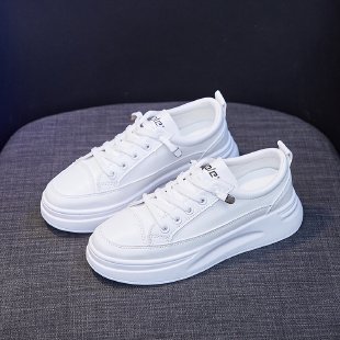 Zapatos blancos transpirables para mujeres primavera y otoño de 2025, nuevos zapatos de mujer cómodos, zapatos deportivos casuales originales para mujeres.