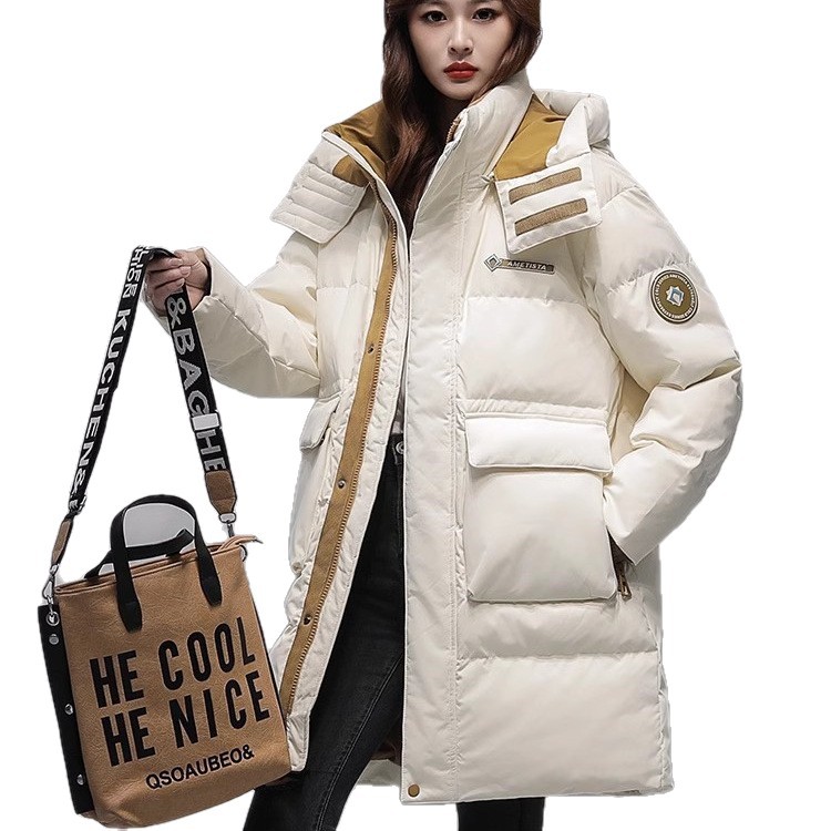 2025 invierno nueva moda extranjera ropa de algodón invierno grueso y cálido suelto nuevo abrigo de algodón simple abrigo cálido image 5