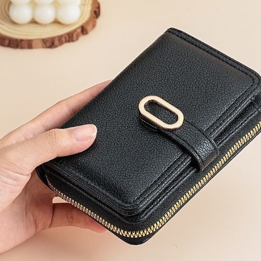 Nuevo clásico retro bolso de cambio simple monedero de color sólido mini bolso de monedas portátil bolso de tarjetas pequeñas
