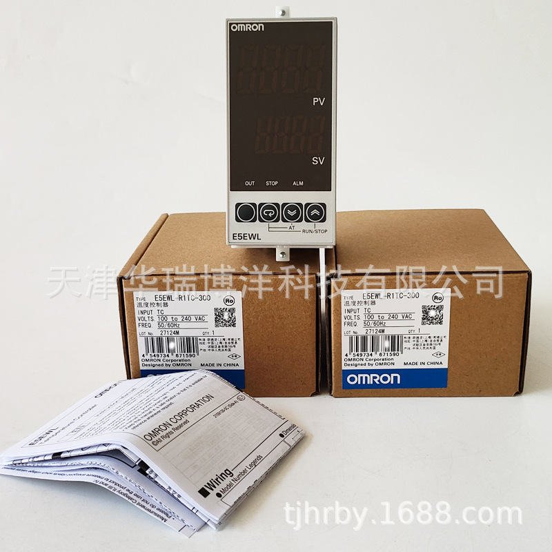 Omron Economical Digital Thermostat E5EWL-R1TC-300 Thermocouple AC100-240V