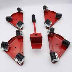 引越し神器鉄製ユニバーサルホイール5点セットプーリー家具重量物移動器家庭用運搬道具セット