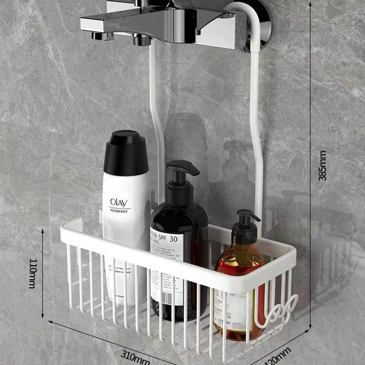 Donor -free bathroom shower shelf, bathroom, shower gel storage basket shower room toilet shampoo hanging basket