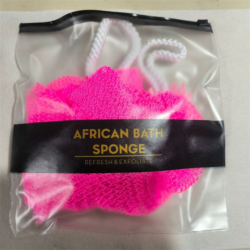 非洲网搓澡条起泡网搓背条搓澡巾肥皂袋男女士锦纶桑拿巾一条两用