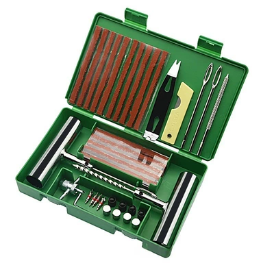 Amazon Car Tire Repair Tool Repair kit - 36pc-tire-repair-kit-green-box