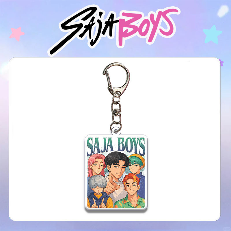 Sajaboy猎魔男团 亚克力钥匙扣  包包挂件 配件饰品 kpop明星周边|undefined