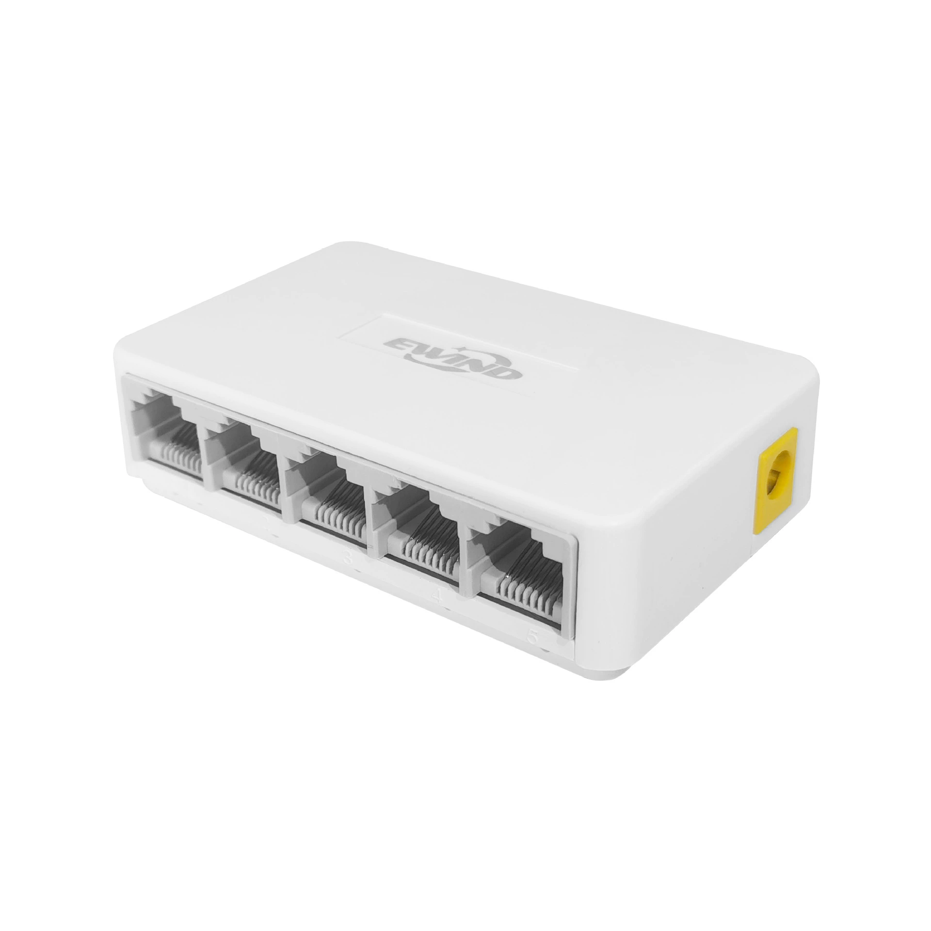 Wall -style desktop plastic shell 5 Gigabit security network Ethernet switch