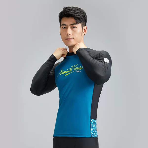 Summer New Nylon Men's Split Swimsuit Men's Surfing Suit Sun Protection Upf+ Quick-Drying Swimsuit Men's Suit