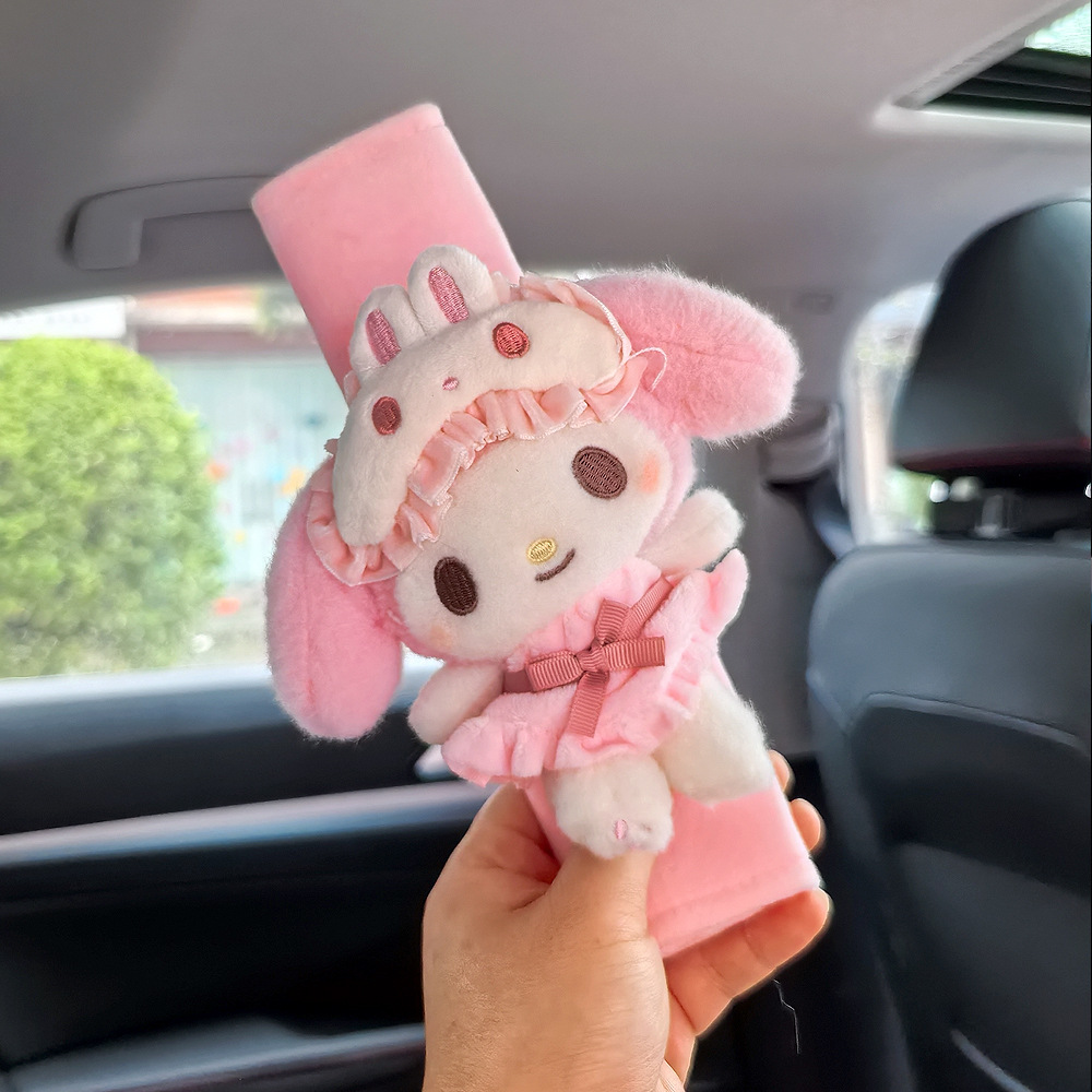 Funda Protectora para Cinturón de Seguridad de Peluche, Decorativo para Automóvil