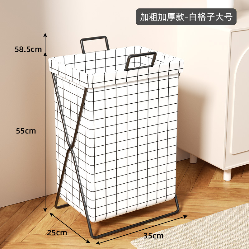 Cesta de lavandería ropa sucia cesta de almacenamiento cesta de lavandería plegable hogar Baño sala de estar lavandería cesta de la ropa bolsa