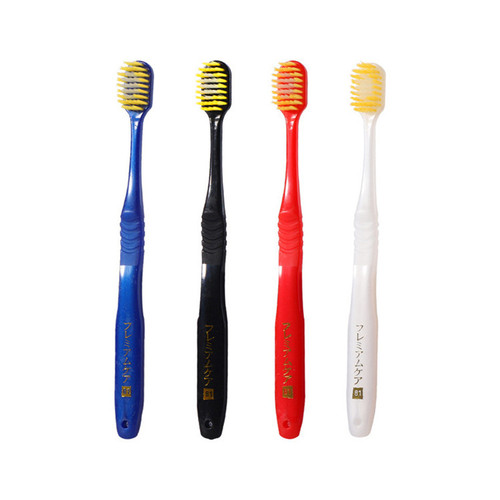 Japanese wide-head toothbrush, bamboo charcoal soft-bristle toothbrush, interdental brush, high-end single-pack department store wholesale