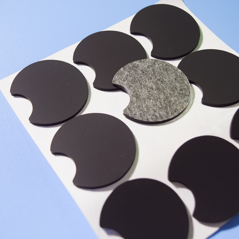 强力3 M自粘填充硅胶脚垫 任意定制规格 平面模切防滑磨砂硅胶