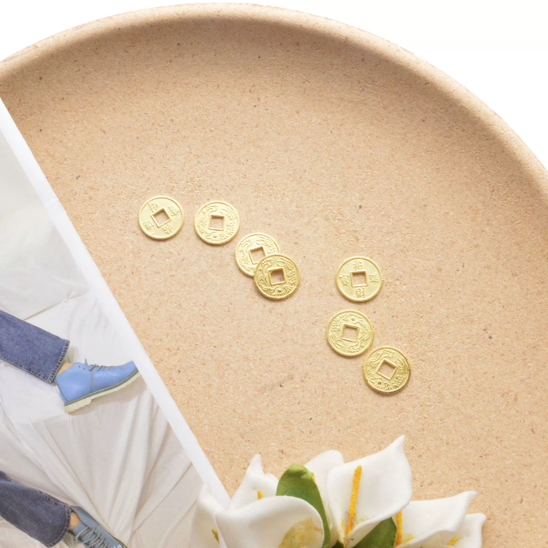 Ремесленный сплав медные деньги 1,4 см дерево удачи капля клей уплотнительный материал Дракон и Феникс медь деньги DIY оболочка мобильного телефона красивый материал