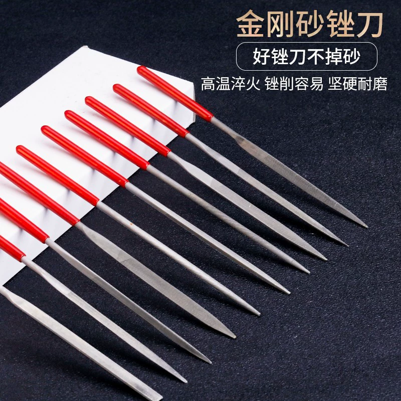 Комплект пилки из нержавеющей стали Эмери пластическая пилка полукруглая треугольная пилка трирка металлический столярный шлифовальный инструмент