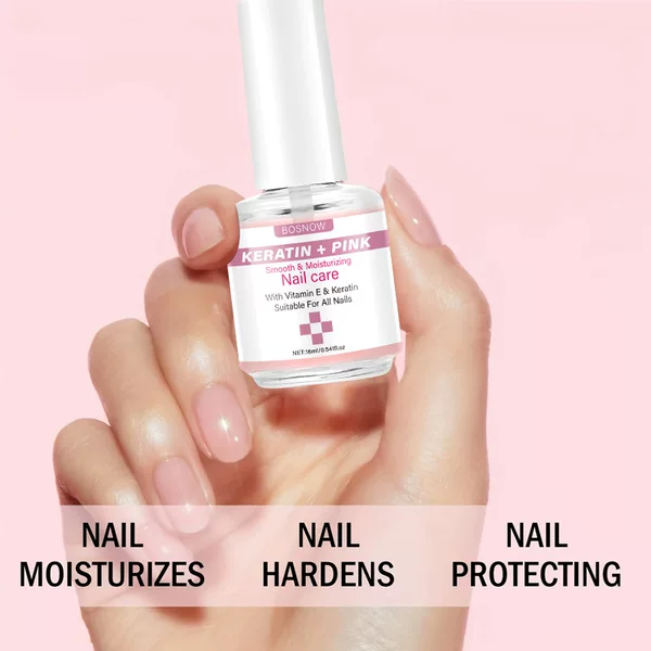 Cross-Border Pink Protein Nail Strengthener, Nail Surface Repair, Moisturizing, Smoothing and Glossing of the Nail Surface, Nail Care Essential Oil