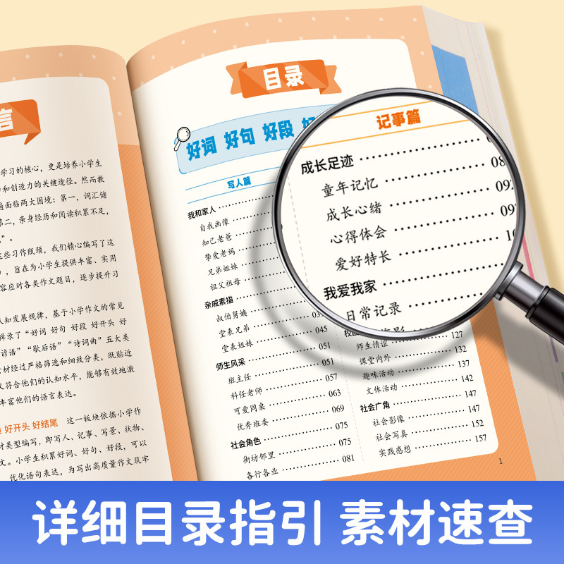 书行小学语文作文素材速查大全1-6年级 现货速发|undefined