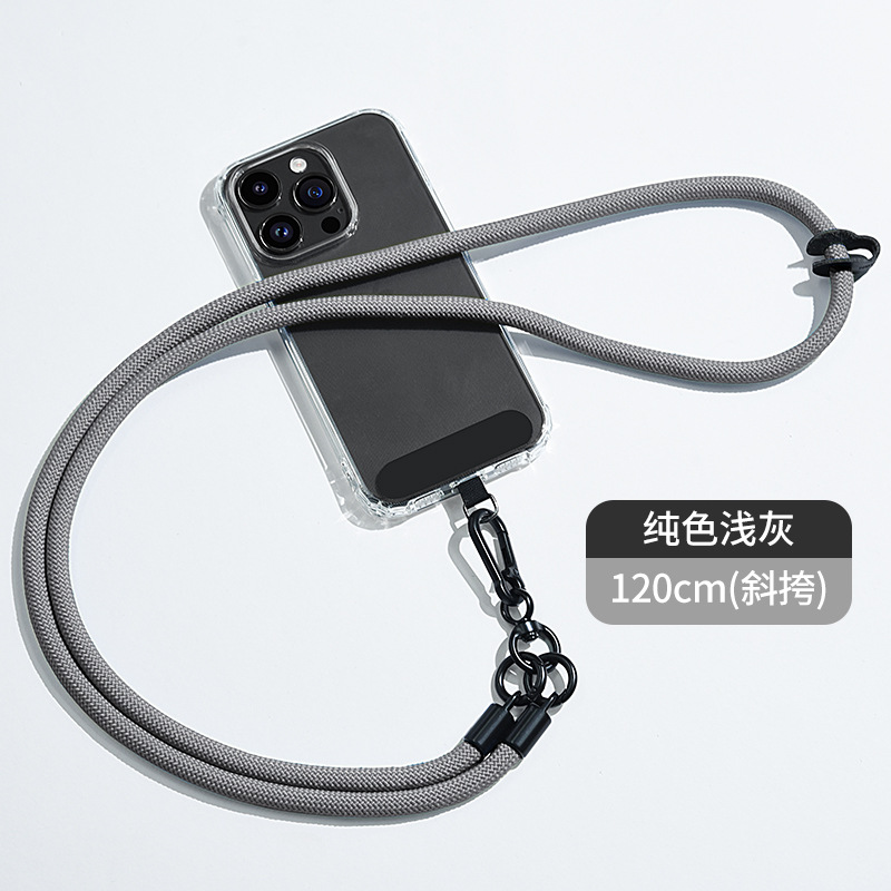 Cordón de teléfono móvil al por mayor crossbody ajustable avanzado Halter muñeca tejida Sling back clip caja del teléfono móvil correa de cordón