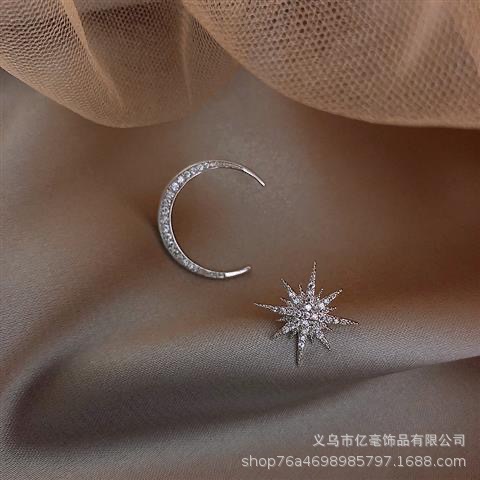 S925 Pendientes de perlas de temperamento Pendientes de lujo ligero de alta gama Pendientes al por mayor y al por menor transfronterizos Mujeres