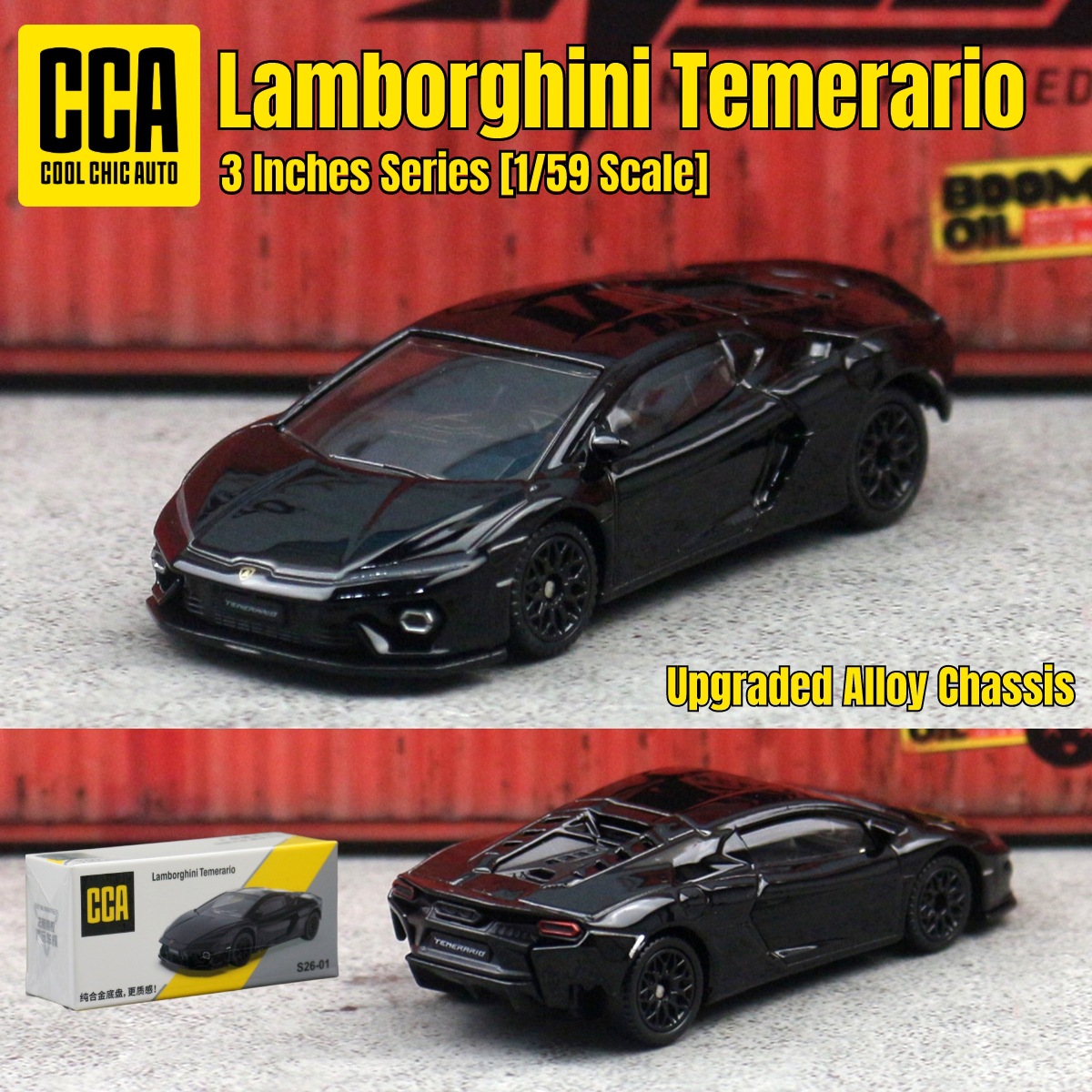 Lamborghini, black
