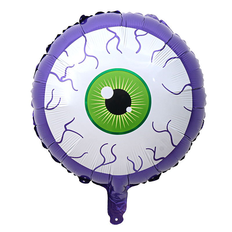 Comercio exterior 18 pulgadas Halloween película de aluminio globo festival fantasma calabaza calavera fantasma tema fiesta arreglo globo al por mayor