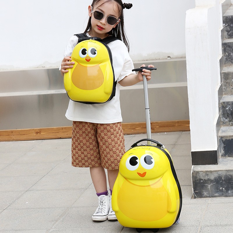 16-inch children's luggage cartoon animal student trolley case large capacity universal wheel suitcase in stock wholesale