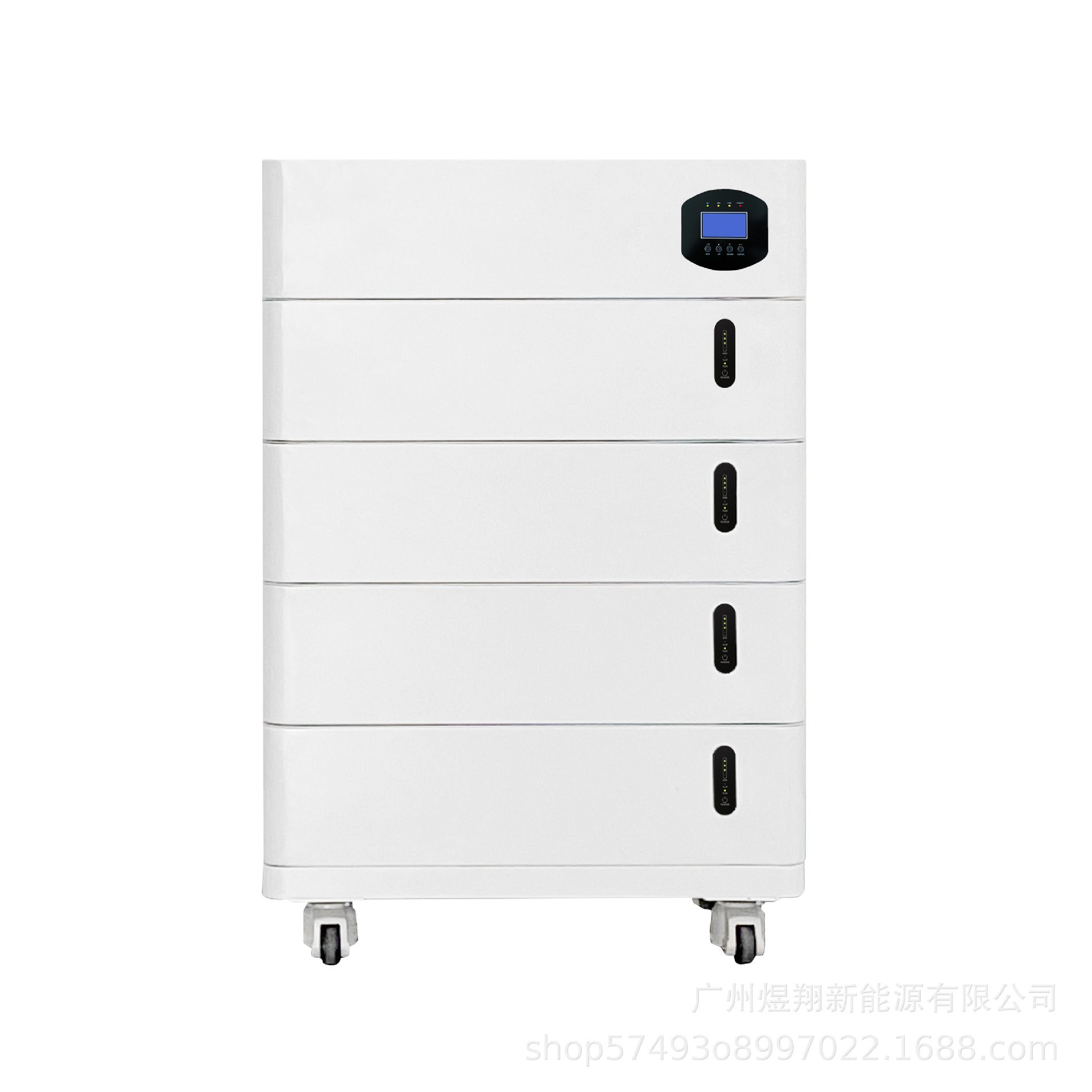 Innovadora solución de almacenamiento de energía apilada: inversor integrado, batería de fosfato de hierro y litio de producto A, 6000 veces