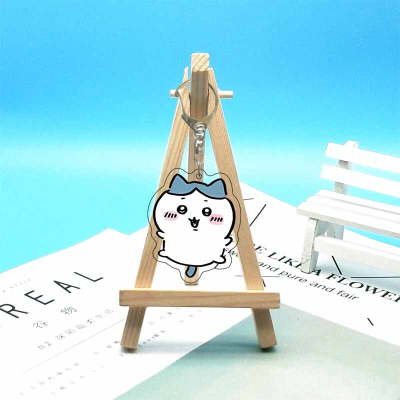 chiikawa ジイカワ ハチ小八 ins 漫画かわいいランドセル小さなペンダントアクリルキーホルダー|undefined