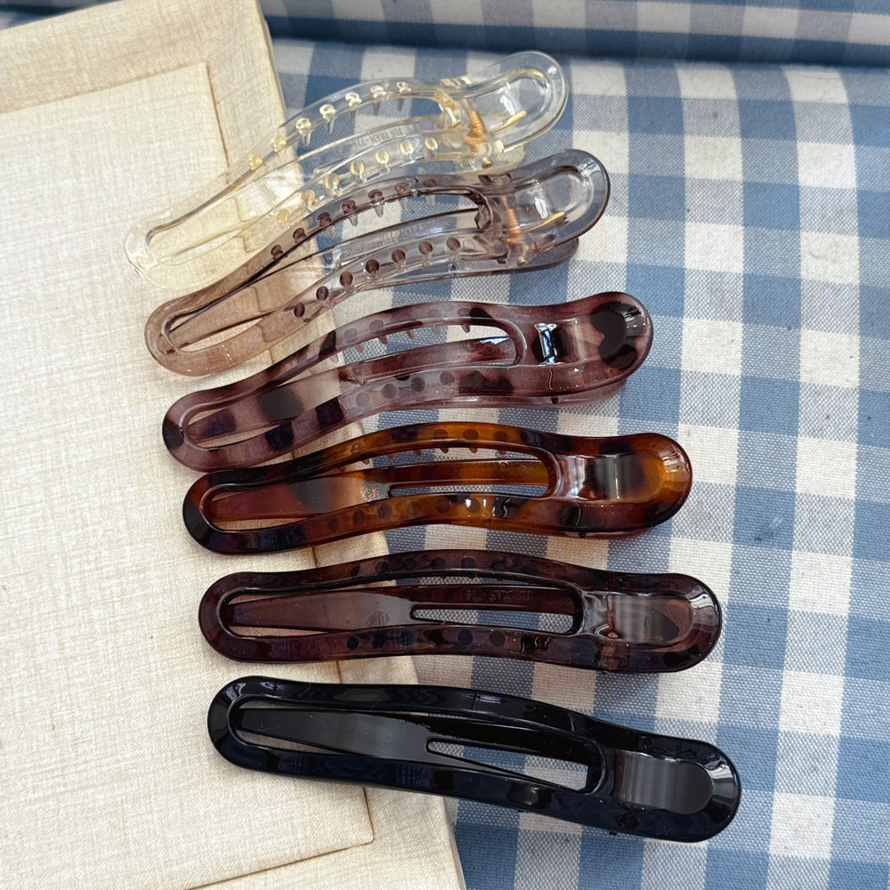 Large Pc Duckbill Hair Clip for Women with Thick Hair, Back of the Head Bobby Pin, Transparent Hairpin, Hair Accessory, Updo Clip